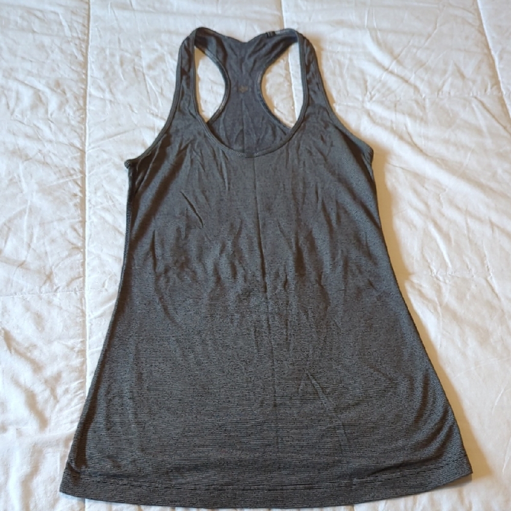lululemon athletica Charcoal Racerback Tank Top